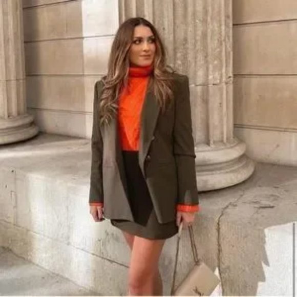 ZARA Tailored Blazer With Buttons - Picture 14 of 16